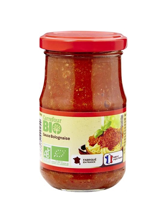 Sauce Bolognaise Carrefour Bio