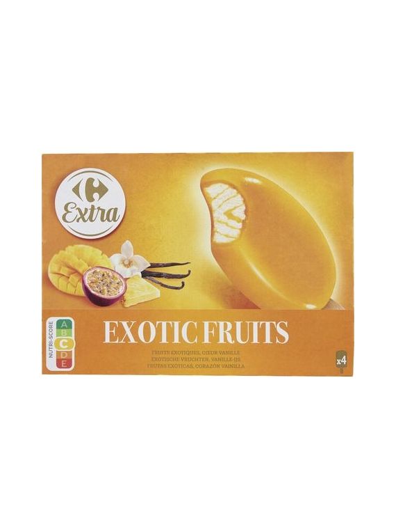 Glaces fruits exotiques CARREFOUR EXTRA