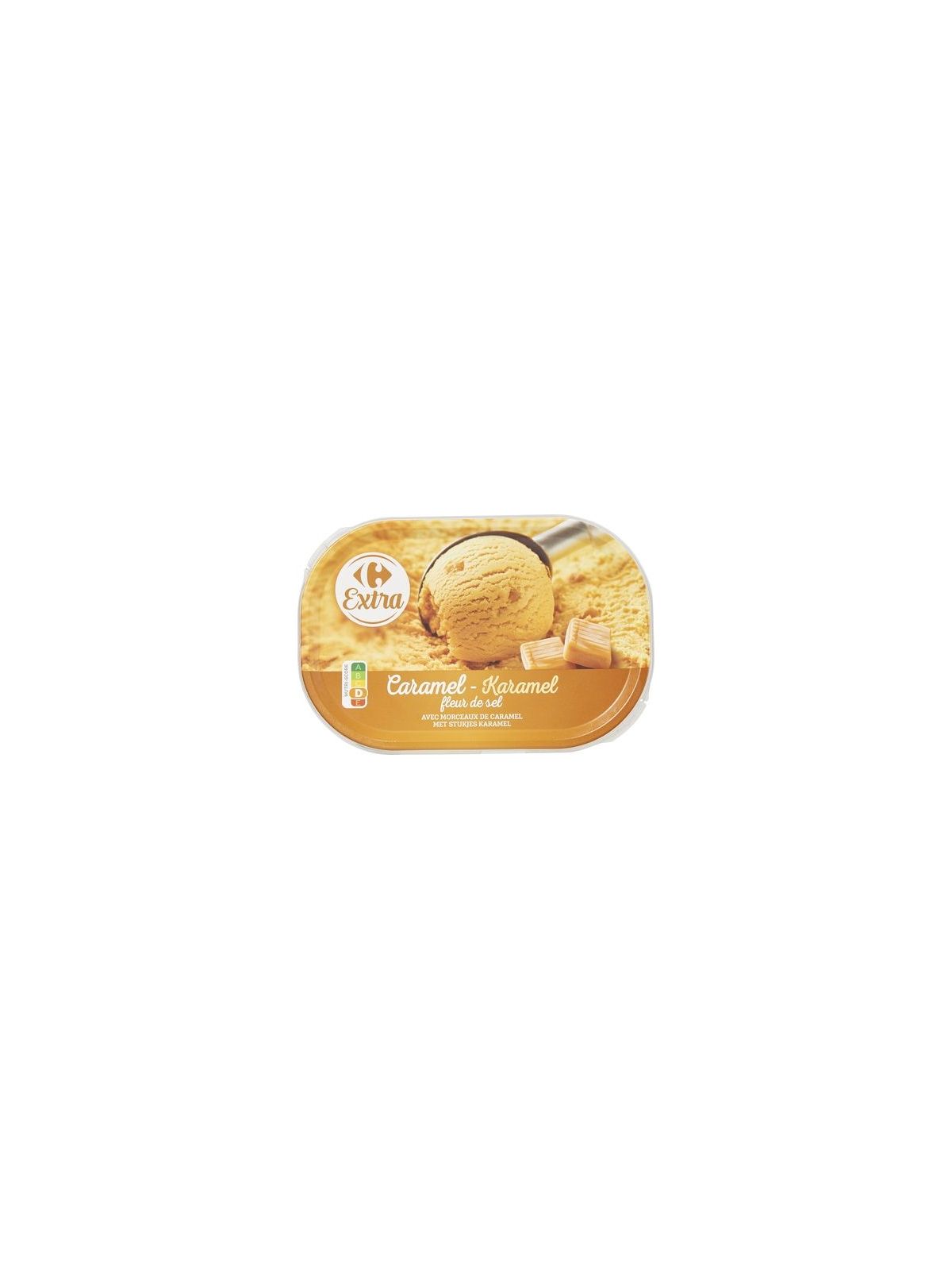 Glace caramel fleur de sel CARREFOUR EXTRA