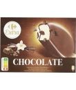 Glaces chocolat au lait cœur vanille CARREFOUR EXTRA