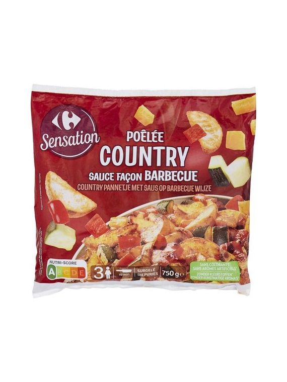 Poêlée de légumes Country façon BBQ CARREFOUR