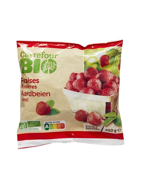 450G FRAISES BIO CRF