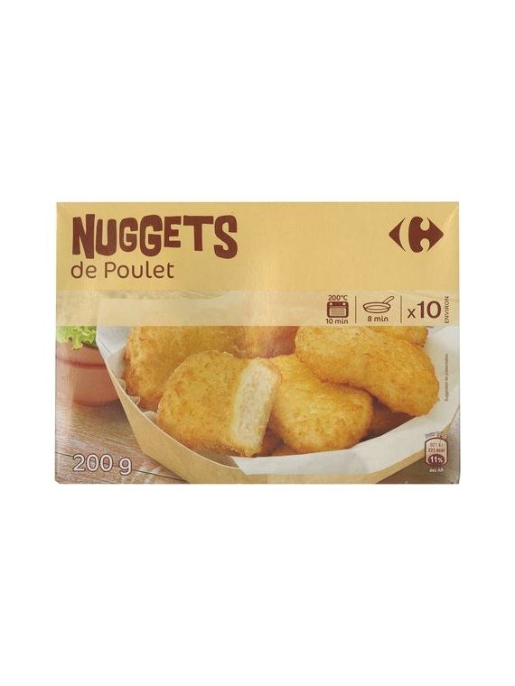 Nuggets de poulet CARREFOUR CLASSIC'