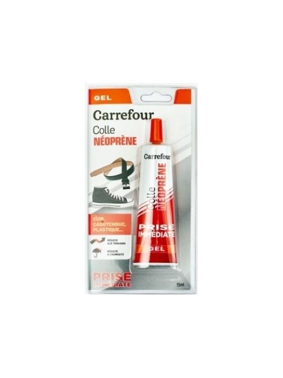 Colle néoprène gel 55ml CARREFOUR