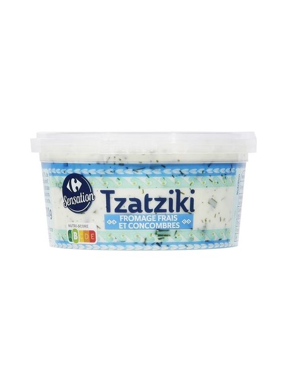 Tzatziki fromage et concombres CARREFOUR SENSATION