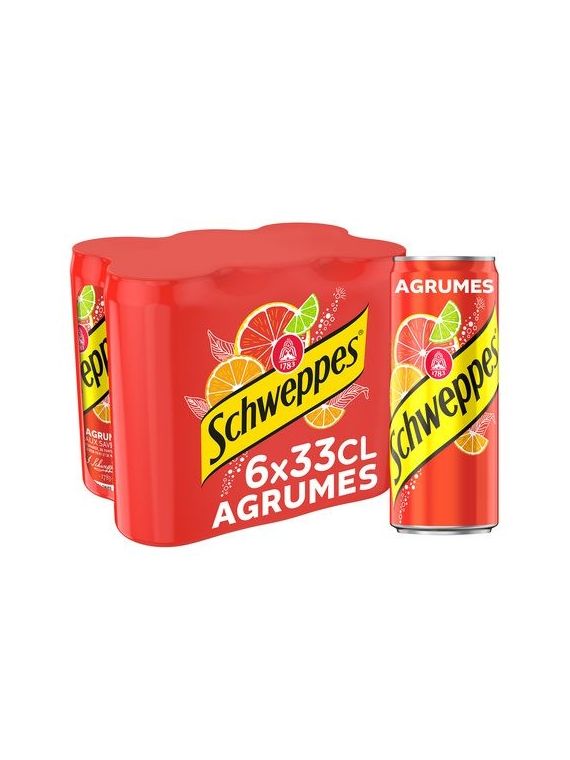 6X33CL SCHWEPPES SLIM AGRUME