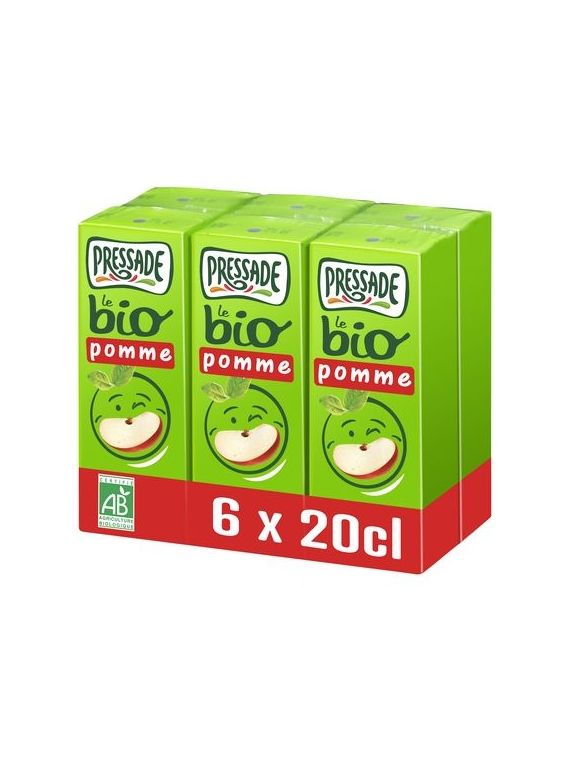 6X20CL NECT.POMME BIO PRESSADE