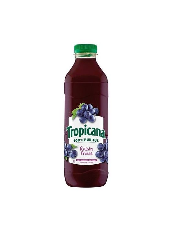 1L 100% P.JUS RAISIN TROPICANA