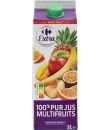 Jus multifruits 100% pur jus CARREFOUR EXTRA