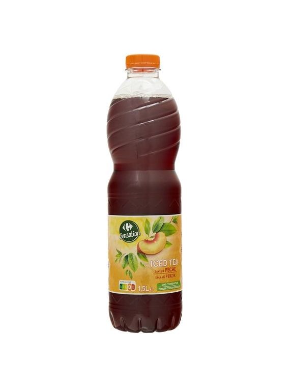 Boisson Iced Tea pêche CARREFOUR SENSATION