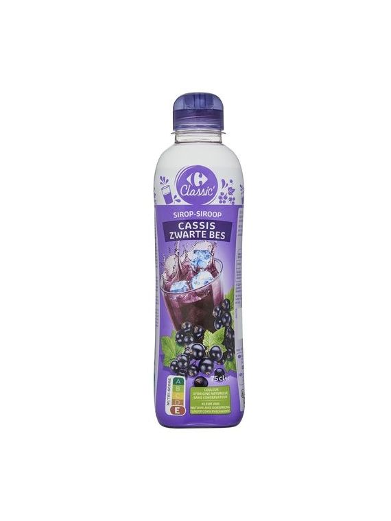 Sirop Cassis CARREFOUR CLASSIC'