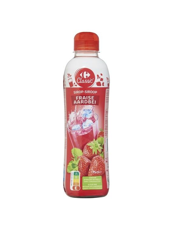 Sirop Fraise CARREFOUR CLASSIC'