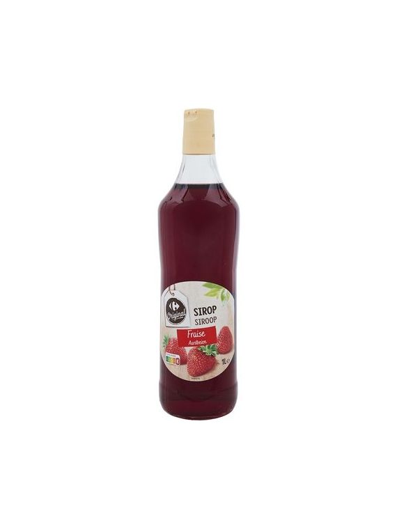 1L SIROP FRAISE CRFORG