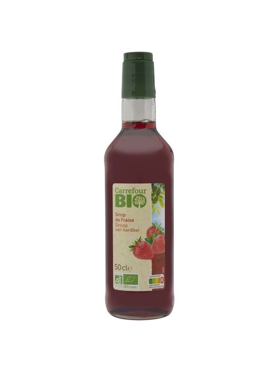 50CL SIROP FRAISE BIO CRF