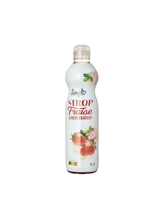 1L SIROP FRAISE SIMPL