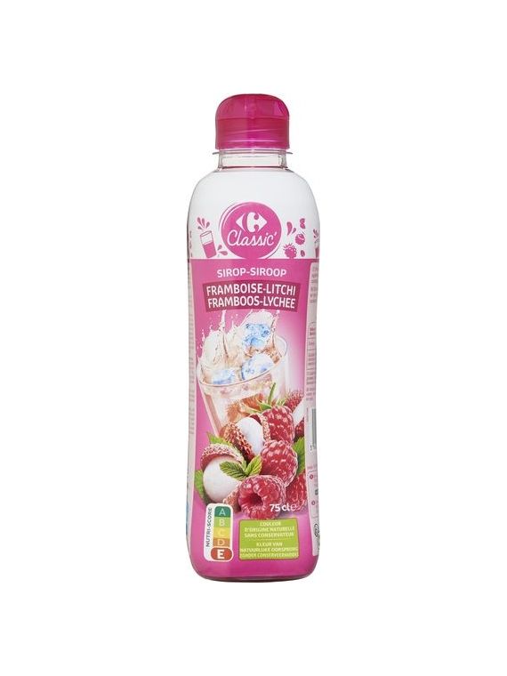 75CL SIROP FRAMB/ LITCHI CRF