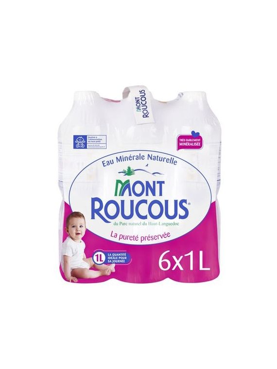 1L EAU MIN.MT ROUCOUS PET