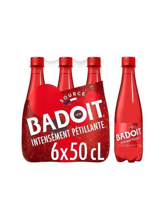 6X50CL EAU GAZ.BADOIT ROUGE