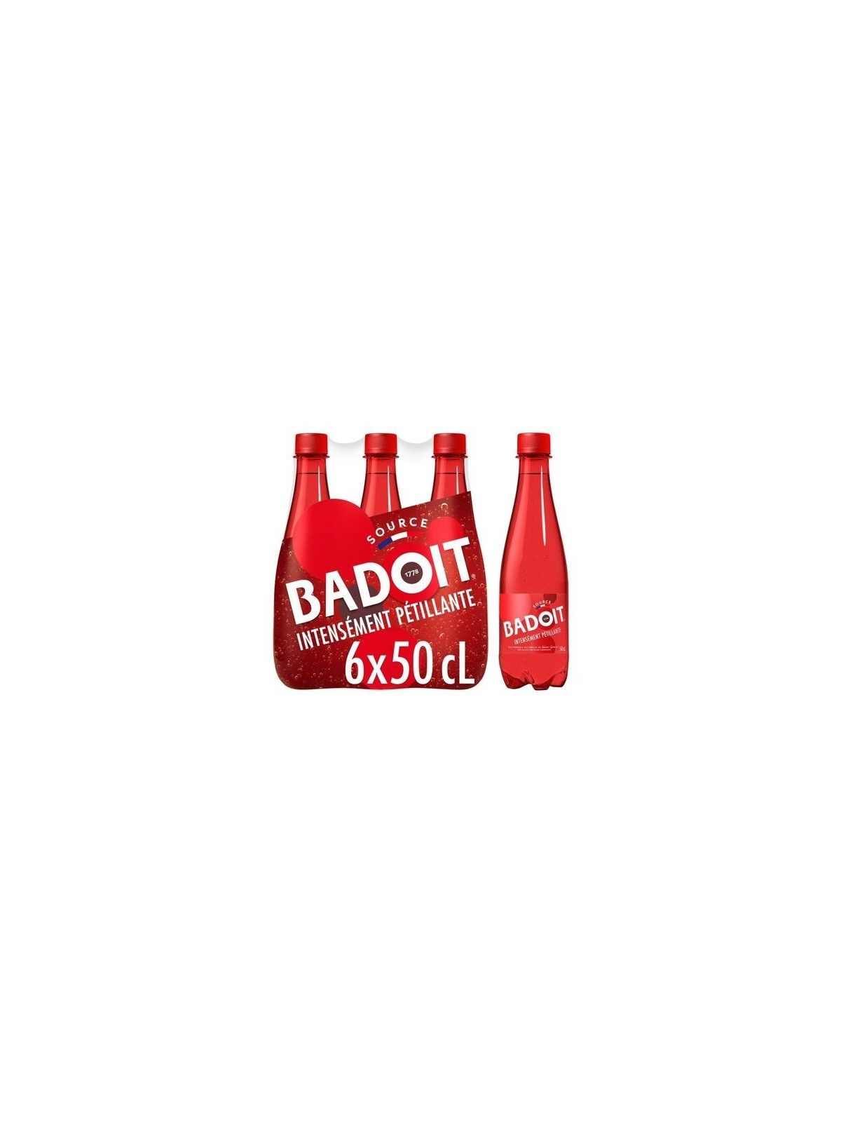 6X50CL EAU GAZ.BADOIT ROUGE