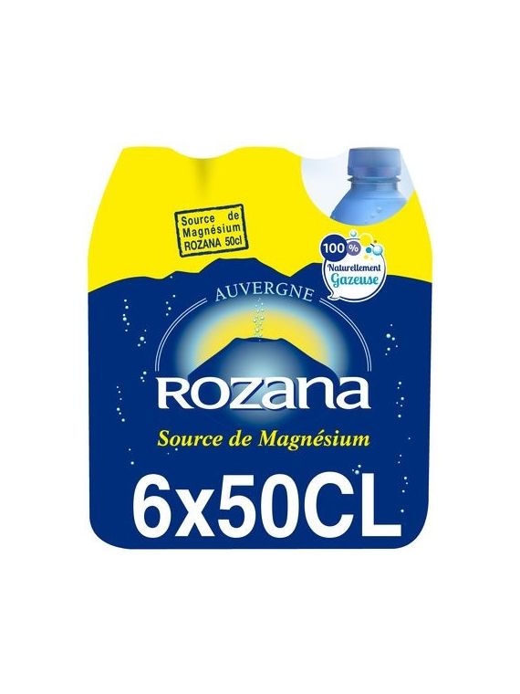 6X50CL EAU MIN.GAZ.ROZANA