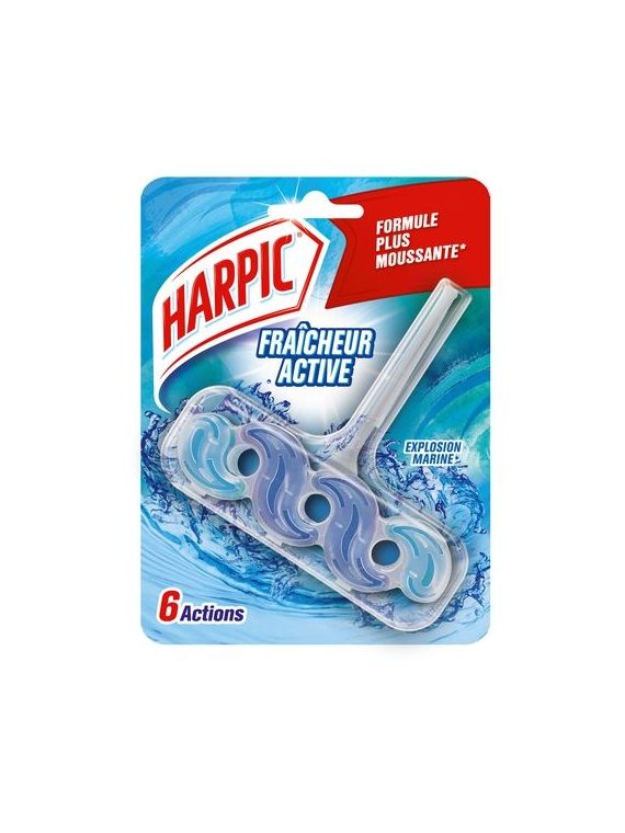 Bloc WC cuvette Active Fresh Explosion Marine HARPIC