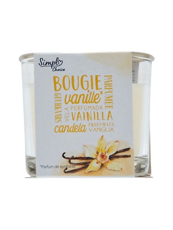 Bougie vanille SIMPL CHOICE