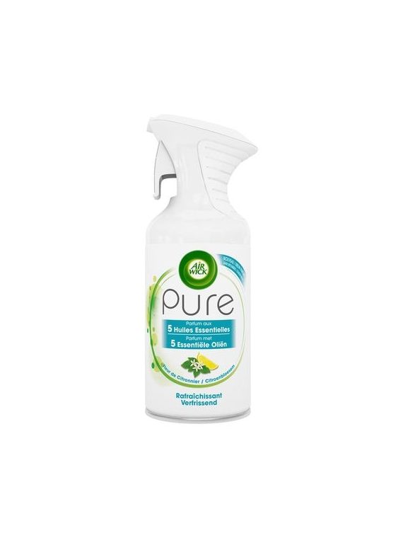 Spray aérosol désodorisant Pure Huiles Essentielles Rafraîchissant AIRWICK