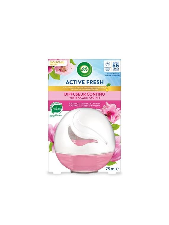 Diffuseur continu désodorisant Active Fresh Magnolia AIRWICK