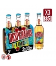 3X33CL BIERES LIME DESP