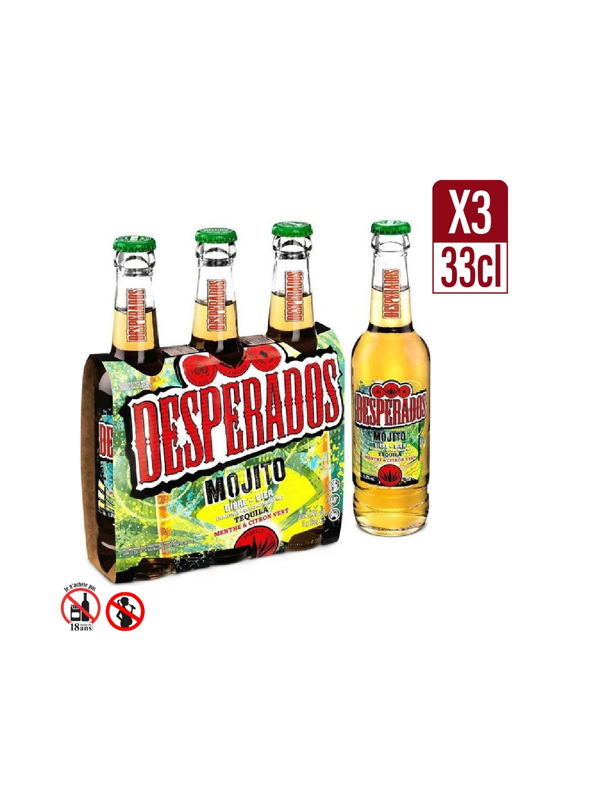 3X33CL BIERES MOJITO DESP