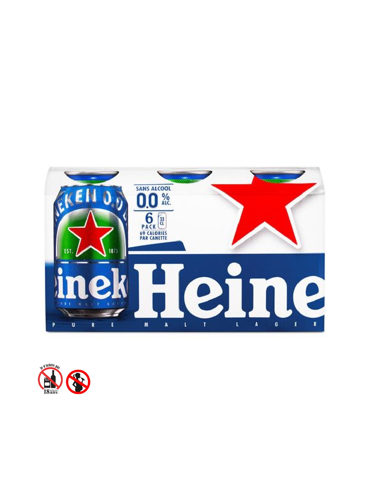 6X33CL BIERES 0%HEINEKEN BTE