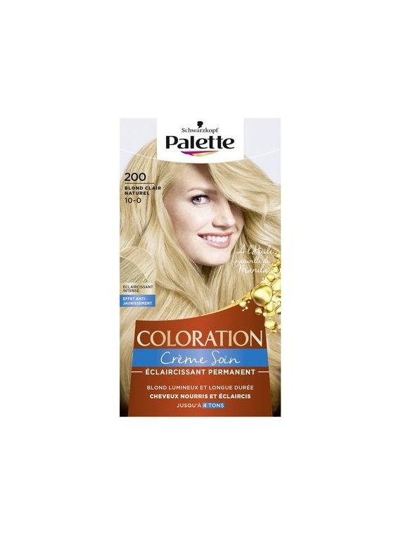 Coloration Permanente 200 Blond Clair Naturel SCHWARZKOPF PALETTE