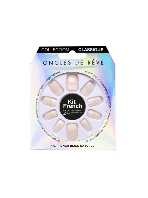 FAUX ONGLES 003 FRENCH BEIGE