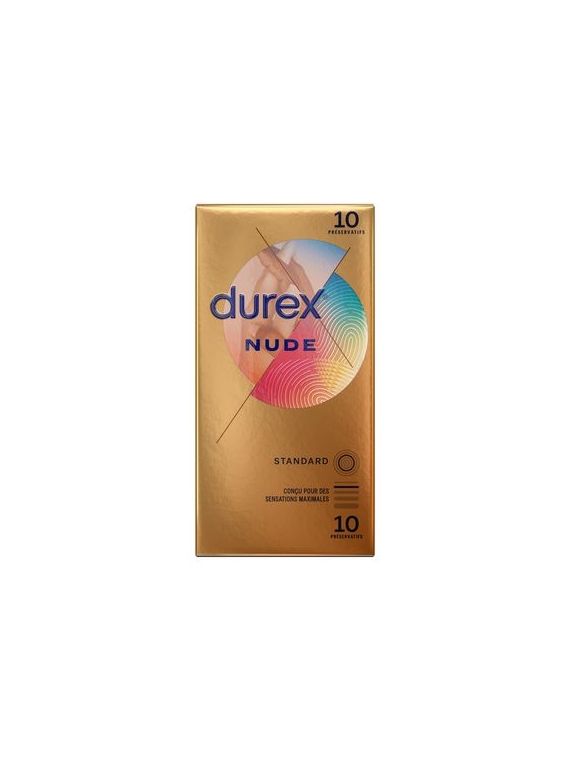 10 PRESERVATIFS NUDE DUREX