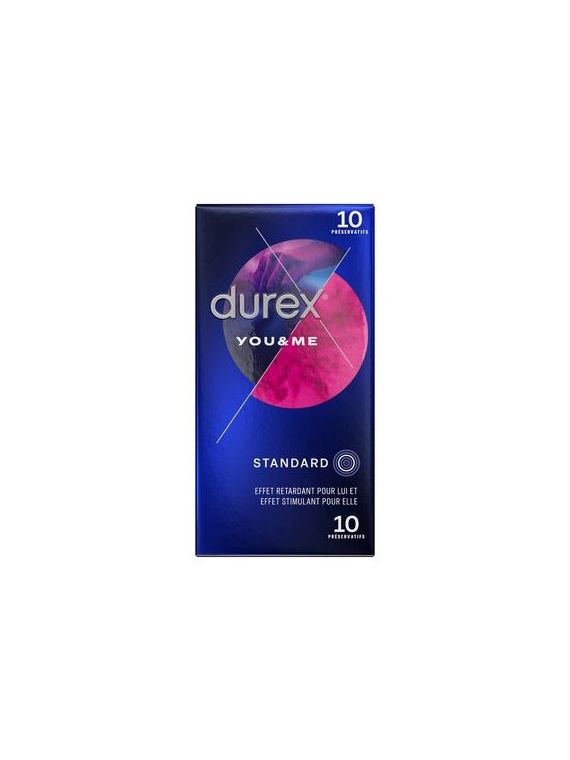 10 PRESERVATIFS YOU&ME DUREX