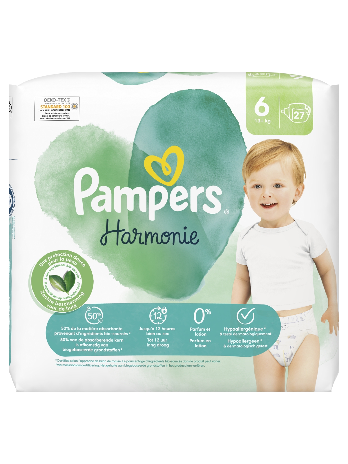 Couches Bébé Harmonie Taille 6 13Kg+ PAMPERS