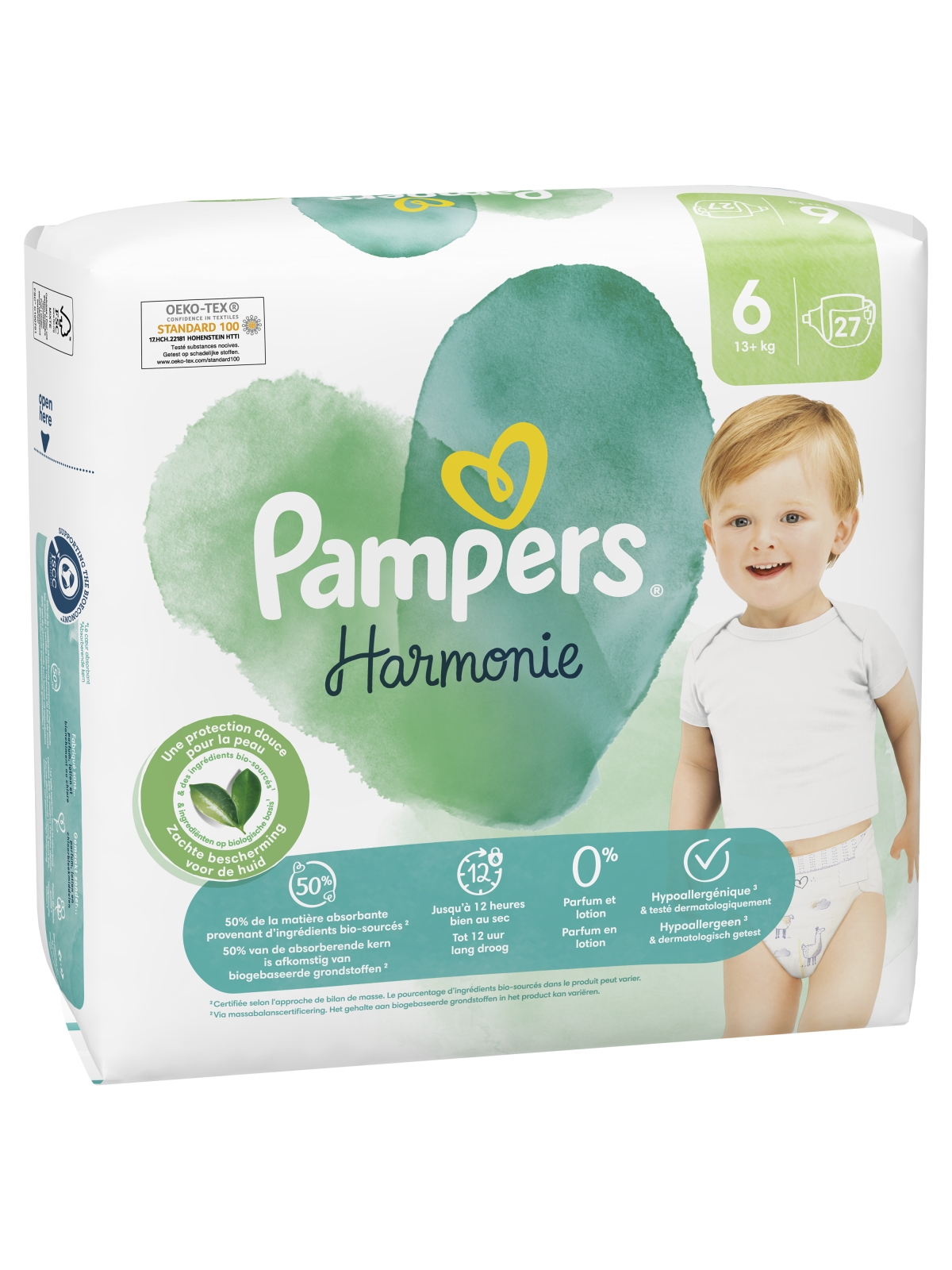 Couches Bébé Harmonie Taille 6 13Kg+ PAMPERS