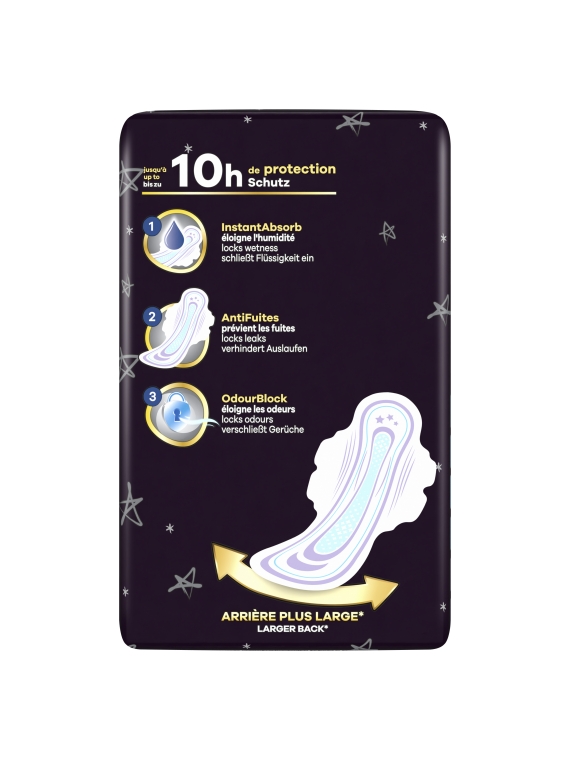 Serviette Hygiénique Avec Ailettes Ultra Secure Night Taille 4 ALWAYS