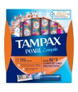 Tampons Compak Pearl Super Plus avec applicateur x18 TAMPAX