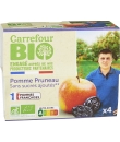 Compote bio pomme pruneau s/sucres ajoutés CARREFOUR BIO