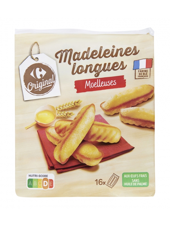 Madeleines longues CARREFOUR ORIGINAL