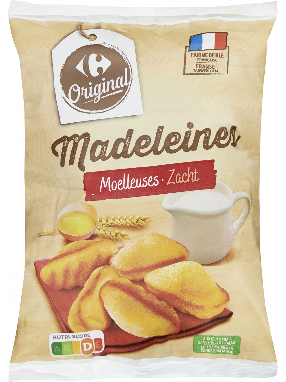 Madeleines moelleuses CARREFOUR ORIGINAL