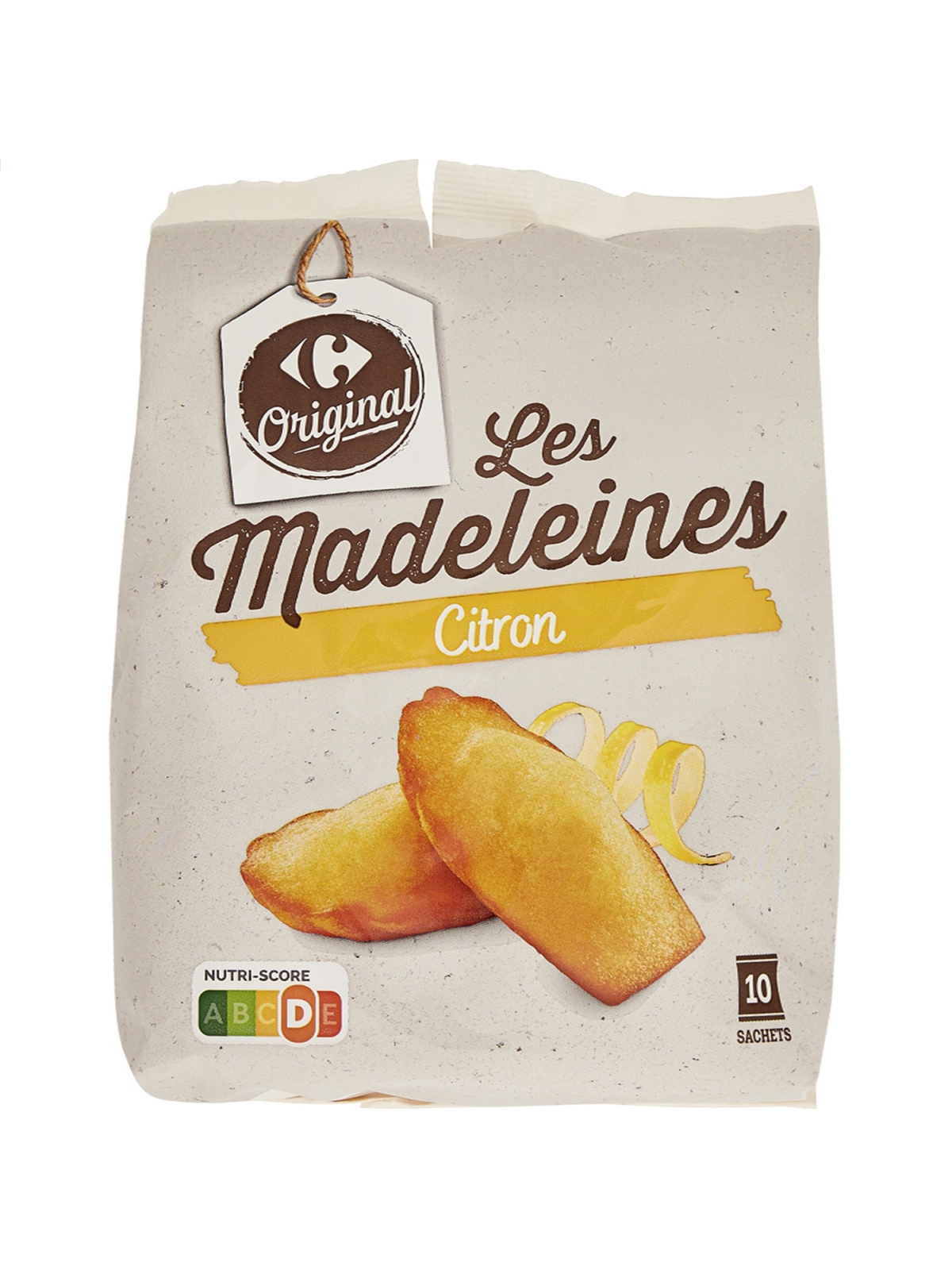 Gâteaux madeleines citron CARREFOUR ORIGINAL