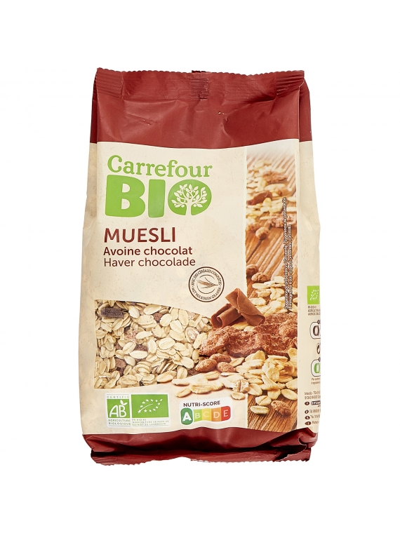 Céréales bio avoine chocolat CARREFOUR BIO