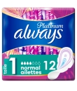 Serviettes Hygiéniques Normales Platinum ALWAYS