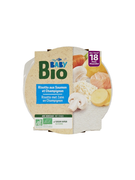 Risotto Saumon Champignon CARREFOUR BABY BIO