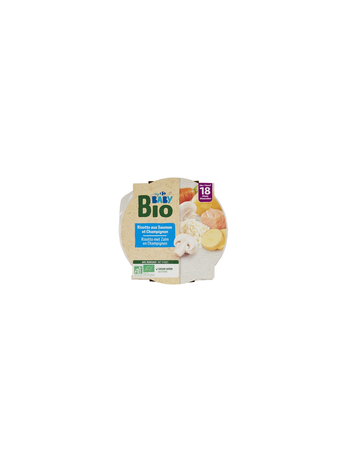 Risotto Saumon Champignon CARREFOUR BABY BIO