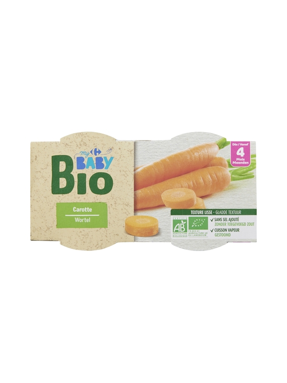 Plat Carotte CARREFOUR BABY BIO