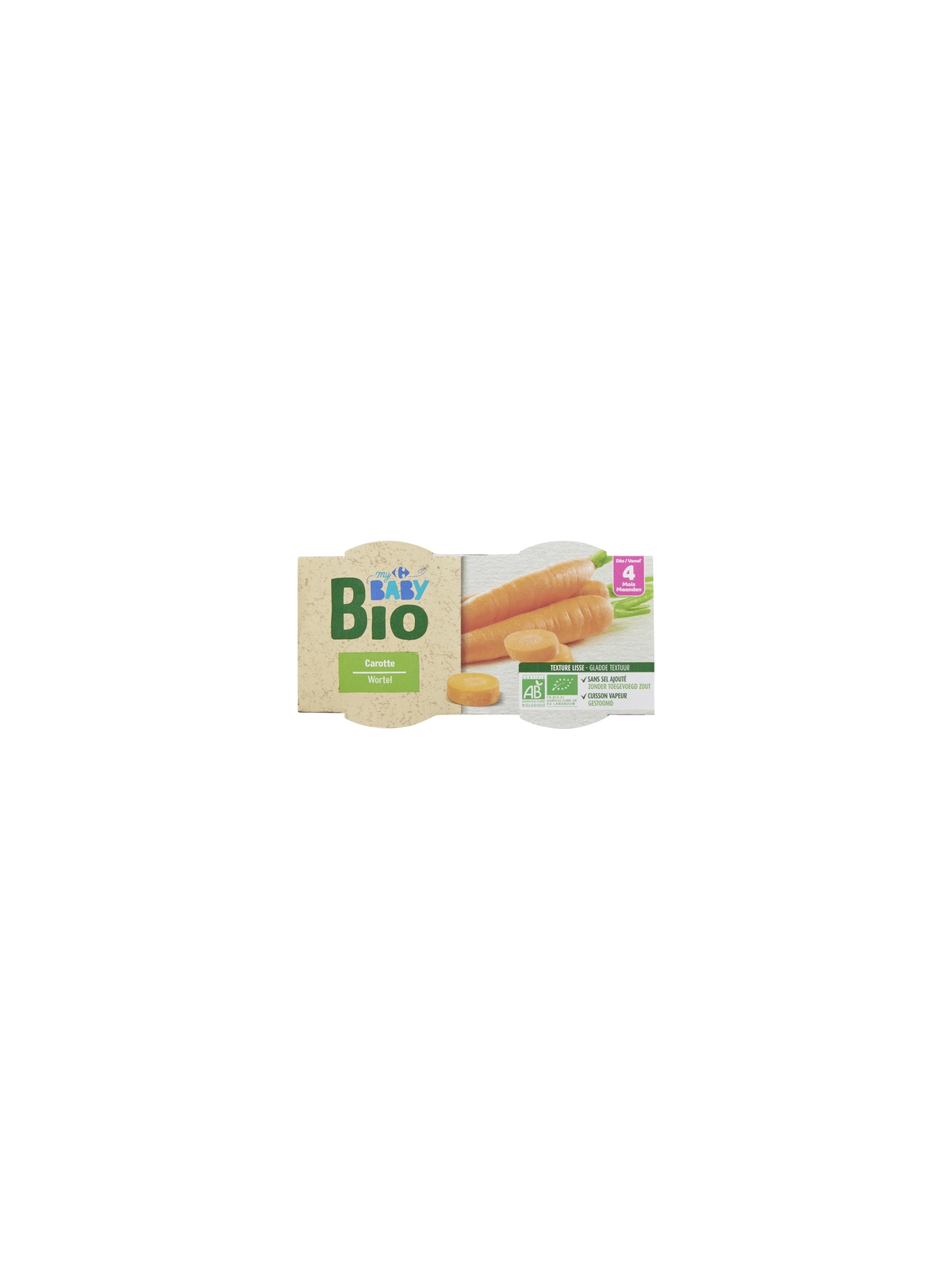 Plat Carotte CARREFOUR BABY BIO