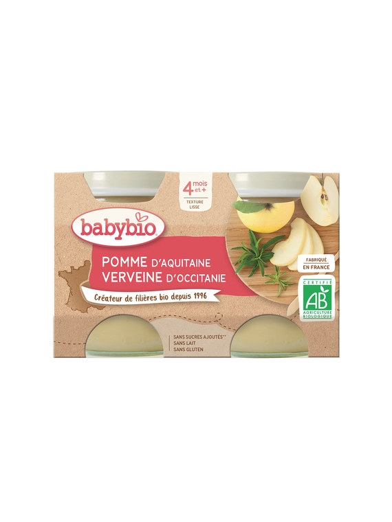 Compotes Pomme d'Aquitaine BABYBIO